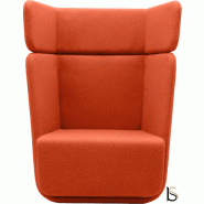 Fauteuil Softline Basket- 1 place - Feld Orange 624, Haut