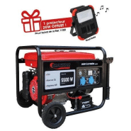 Groupe électrogène AVR 5500W 13CV démarrage électrique avec kit brouette Référence 11020 Groupe électrogène AVR 5500W 13CV démarrage électrique avec kit brouette Référence 11020