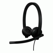 Logitech H570e Casque Avec fil Arceau Bureau/Centre d'appels USB Type-C Noir