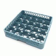 Panier à verres 50 x 50 cm avec 25 compartiments pour un lavage professionnel optimisé | Maxima - 9507110