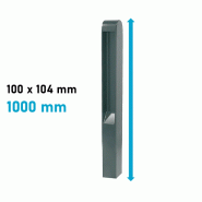 Potelet urbain design GREY