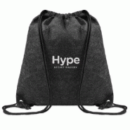 Sac à cordon en feutre rpet mo6463-15 Sac à cordon en feutre rpet mo6463-15
