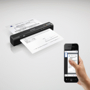 Scanner portable Epson WorkForce ES-60W 600 x 600 DPI A4 Noir - noir b11b253401