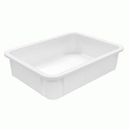 Schneider - Bac à pâtons de pizza, PP, Volume : 7,0 L - blanc plastique polypropylène 202174
