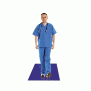 Tapis de décontamination - adhésif bactéricide - support en gomme - dispositif médical classe I Tapis de décontamination - adhésif bactéricide - support en gomme - dispositif médical classe I