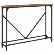 VidaXL Table console Bois Ancien 102 x 23 x 75 cm Bois d'ingénierie Modèle Aero Panorama Luna - 882220