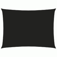 VidaXL Voile de parasol tissu oxford rectangulaire 3x4,5 m noir Modèle Patio Eta - noir 135761