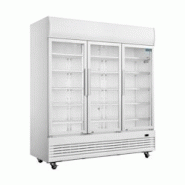 Vitrine réfrigérée positive 3 portes 1300 Litres - Polar - blanc acier GE769 Vitrine réfrigérée positive 3 portes 1300 Litres - Polar - blanc acier GE769