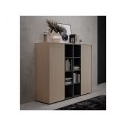 Armoire mi-haute push open ostara o2 l154xh130 cm