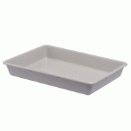 GILAC Bac contrôle d'accès - 10 L - Gris clair G033513 - 3573670014907