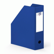 Oxford Lot de 10 Porte-revues toilé, dos de 100, coloris bleu - 4002030014961