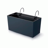 Prosperplast - Jardinière URBI CASE W - 39,5x18,5x19,5 cm, anthracite - gris plastique ZA4111