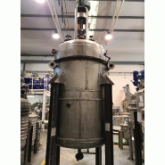 Réacteur d'occasion 2 500 litres inox avec coque et agitation - référence : c4420 sf