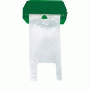 Sac plastique PELD en rouleau avec fermeture éclair facile pour les ordures  ménagères Jaune 600x800mm - 50L - 10un