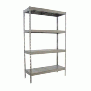 SimonRack Étagère Industrielle, 2000x2100x600 mm, 4 Niveaux, Métal, Étagère Charge Lourde, Galvanisé - Simonforte - métal 8425437081897 SimonRack Étagère Industrielle, 2000x2100x600 mm, 4 Niveaux, Métal, Étagère Charge Lourde, Galvanisé - Simonforte - métal 8425437081897