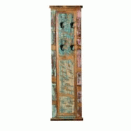 SIT Möbel Porte-manteau mural | 4 crochets doubles | Bois recyclé, coloré | L 35 x P 8 x H 110 cm - multicolore multi-matériau 09163-98 SIT Möbel Porte-manteau mural | 4 crochets doubles | Bois recyclé, coloré | L 35 x P 8 x H 110 cm - multicolore multi-matériau 09163-98