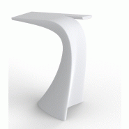 Table haute design in & out WING - blanc