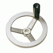 VOLANT A BRAS INOX - MOYEU RAINURE - POIGNEE TOURNANTE (13-05) VOLANT A BRAS INOX - MOYEU RAINURE - POIGNEE TOURNANTE (13-05)
