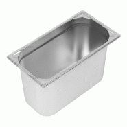 Bac inox 18/10 GN 1/3 professionnel 200mm - 176 x 200 x 325 mm - VOGUE - 0615402032483