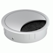 Bachmann loop round passe-câbles, gris Bachmann loop round passe-câbles, gris
