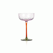 Bazar Bizar Verre à cocktail en verre 10.8x17.5 cm multicolore - Lot de 8 - multicolore verre CNSJ004GrAmPu-MTR8