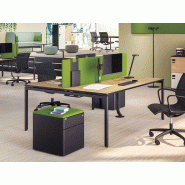 Bureau bench 2 personnes Nouvelle Vague avec finitions modernes et tendances Bureau bench 2 personnes Nouvelle Vague avec finitions modernes et tendances