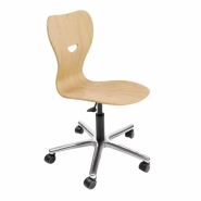 Chaise  Pivotante Mobile, ergonomique, confortable conçue pour salle des profs, salles spécialisées et salles informatiques- EWS.26