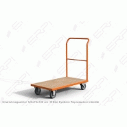 Chariot magasinier 120x70x100 cm - cm12070100-01e