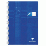 Clairefontaine Lot de 10 Cahier Metric A4, 100p./50 feuilles 90 g/m² reliure intégrale, Séyès 2,5mm agrandi 10/10 (cahier pour déficients visuels