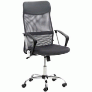 CLP Fauteuil de bureau Washington Gris - gris polyester 1012808 CLP Fauteuil de bureau Washington Gris - gris polyester 1012808