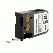 DYMO Lot de 6 XTL Bande à lettrage vinyle, noir/blanc, 19 mm x 7 m - 1868752