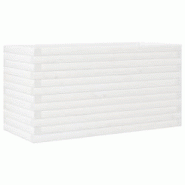 Helloshop26 - Jardinière bac lit surélevé plantes fleurs terrasse jardin 90 x 40 x 46 cm bois de pin massif blanc 02_0037981 - 3000217646876 Helloshop26 - Jardinière bac lit surélevé plantes fleurs terrasse jardin 90 x 40 x 46 cm bois de pin massif blanc 02_0037981 - 3000217646876