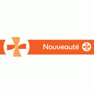 Kit 2 habillages joues gondole - nouveauté - orange 142.5x20 cm - PVC et Blanc