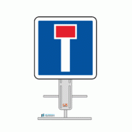 Panneau C13a - Chemin sans issue sur pied temporaire