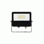 Projecteur LED extérieur SKY 20W avec technologie de commutation CCT 3000K/4000K/5000K, faisceau de 115°, cadre en aluminium noir - Beneito & Faure