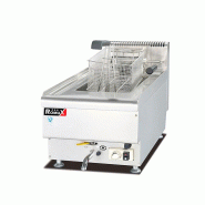 Romux® Friteuse À Gaz Naturel Professionnelle 14 Litres Simple de Table avec Minisit | Friteuse en Acier Inox avec Robinet de Vidange 6000 W - 84358 Romux® Friteuse À Gaz Naturel Professionnelle 14 Litres Simple de Table avec Minisit | Friteuse en Acier Inox avec Robinet de Vidange 6000 W - 84358