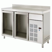 Tour réfrigérée haute 2 portes en verre 1 tiroir - 1500x600x1050 mm - 220 W 230/1V - 76969509 Eurast - inox 76969509 Tour réfrigérée haute 2 portes en verre 1 tiroir - 1500x600x1050 mm - 220 W 230/1V - 76969509 Eurast - inox 76969509