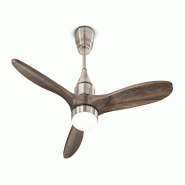 Ventilateur de plafond Perenz 7171 en métal chromé brossé, moteur CC 26 W, LED dimmable 18 W et télécommande incluse - argenté 7171 CR CT Ventilateur de plafond Perenz 7171 en métal chromé brossé, moteur CC 26 W, LED dimmable 18 W et télécommande incluse - argenté 7171 CR CT