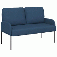 VidaXL Canapés avec coussin 110cm Bleu Contreplaqué Modèle Toscane Élite - 42023453