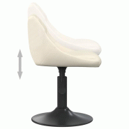 VidaXL Tabouret De Bar Crème Velours - beige 335315