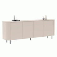 Vivabita Matelpro - Buffet/bahut moderne 230 cm coloris cachemire Horizo - Moderne & Design -Cachemire mat - -Types de portes: Battantes - 3665367399 Vivabita Matelpro - Buffet/bahut moderne 230 cm coloris cachemire Horizo - Moderne & Design -Cachemire mat - -Types de portes: Battantes - 3665367399
