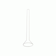 WellHome - Porte-papier toilette en acier Ø14,5x50,5cm couleur blanche - blanc acier WH17006