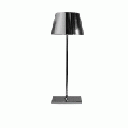Zafferano Lampe De Table Led Poldina Pro Glossy Gold, Rechargeable Et Dimmable Avec Une Autonomie Allant Jusqu'À 12 Heures - jaune LD0340O3