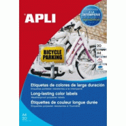 Apli 960 étiquettes polyester jaunes, format 45,7 x 21,2 mm (20 feuilles / cdt) - 8410782183112
