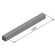 Bande de guidage - Alkern - 16 kg - Finition lisse ou sablée, couleur gris ou personnalisée_1