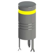 Borne de régulation SUMO-F FIXE - Citinnov - Inox massif - H514/714mm - Ø273mm_1