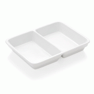Conteneur alimentaire 2 compartiments 23,5 x 17,5 cm HAMBURG SYSTEM lot de 3 - Was Germany - 4044925164412