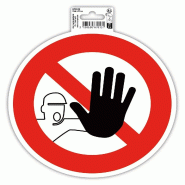 Exacompta Signalisation adhésive Accès interdit, rouge/blanc/noir - rouge 67013E