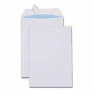 GPV Boîte de 500 pochettes Premier blanches 176x250/B5, 90 g/m², adhésives avec bande - 3250650242672