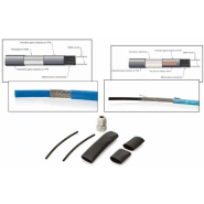 Kit n1 installation pour cable chauffant autoregulant isolation double